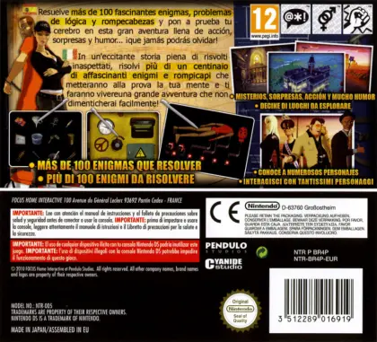 Haz click para ver la imagen Italia/España (Nintendo DS) en su tamaño original (800x725) Italia/España (Nintendo DS)